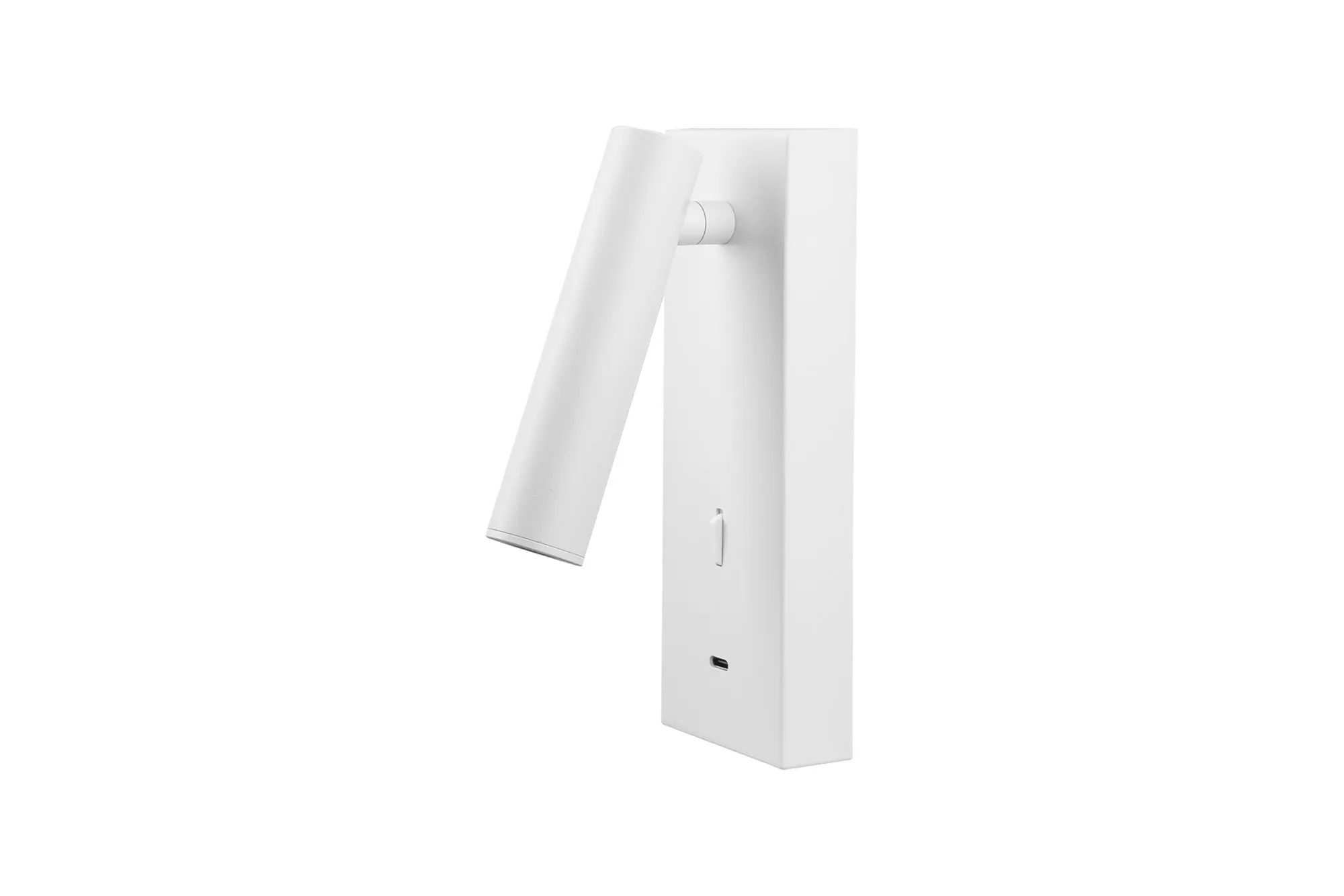 M8984  Tarifa III Switched Wall/Reading Light Adjustable With USB-C Socket, 3W LED, 3000K, 210lm, Switched, White, 3yrs Warranty